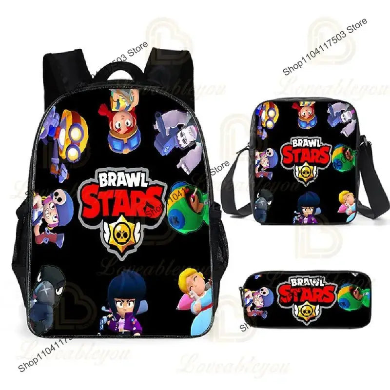 Brawl Stars Rucksack-Set & Federmäppchen – verschiedene Motive