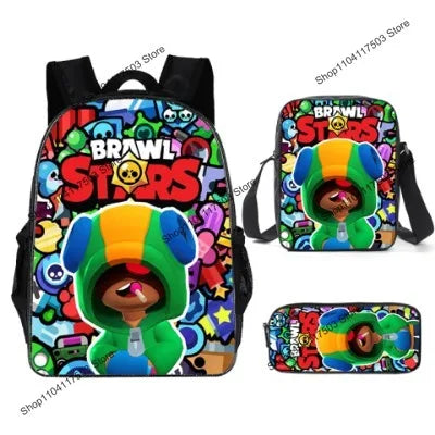 Brawl Stars Rucksack-Set & Federmäppchen – verschiedene Motive