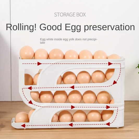 3 Layer / 4 Layer Automatic Egg Roller New Household Kitchen Dedicated Egg Roller Rack Space Saving Large Capacity Egg
