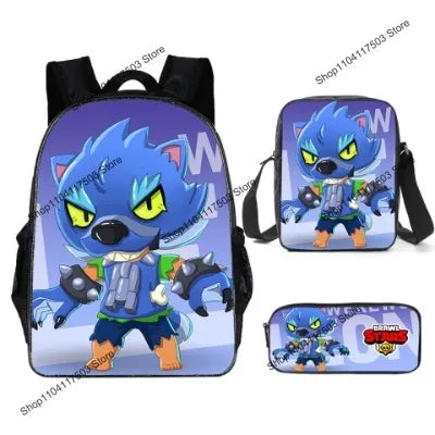 Brawl Stars Rucksack-Set & Federmäppchen – verschiedene Motive