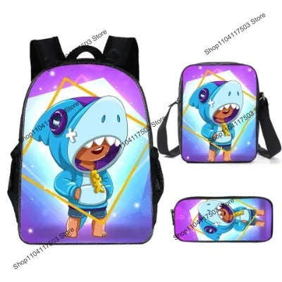 Brawl Stars Rucksack-Set & Federmäppchen – verschiedene Motive
