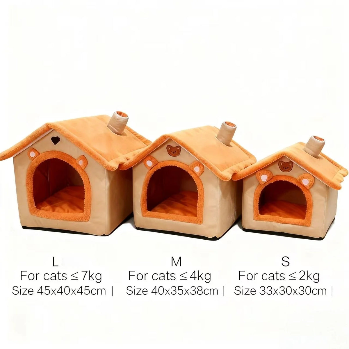 Kuschelige Haustierhöhle für kleine Hunde & Katzen