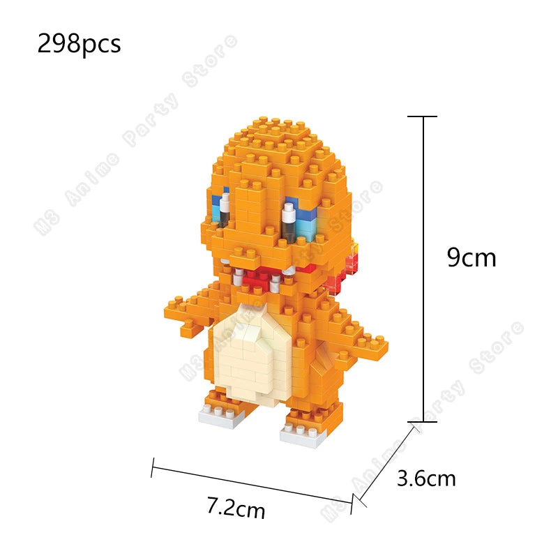 Pokemon Bausteine-Set – Pikachu, Gengar & Charizard zum Zusammenbauen