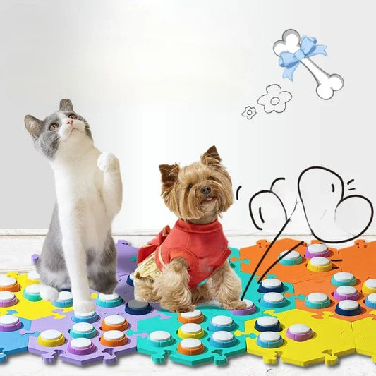 Dog Talk Button Pet Communication Buttons Cat Voice Recorder Training