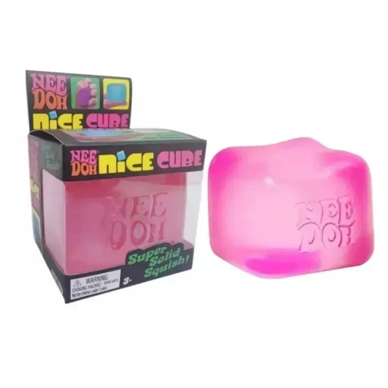 Eiswürfel Squishy Toy - Transparenter Nice Cube Anti-Stress Fidget