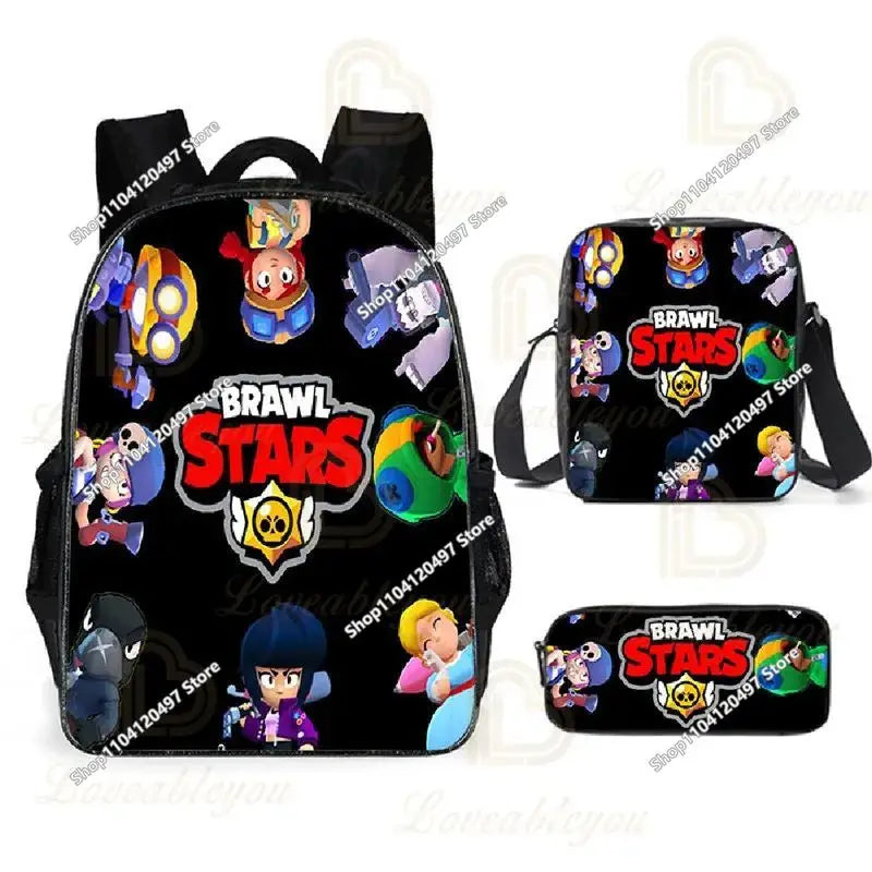 Brawl Stars Rucksack-Set & Federmäppchen – verschiedene Motive