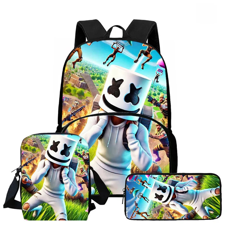 Fortnite-Rucksackset für Kinder – 3-teilig