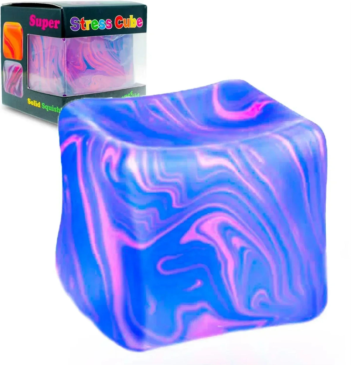Eiswürfel Squishy Toy - Transparenter Nice Cube Anti-Stress Fidget