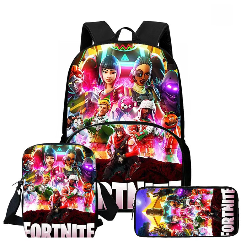 Fortnite-Rucksackset für Kinder – 3-teilig