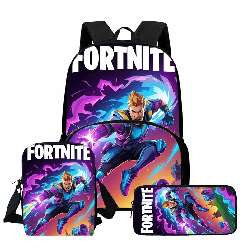 Fortnite-Rucksackset für Kinder – 3-teilig