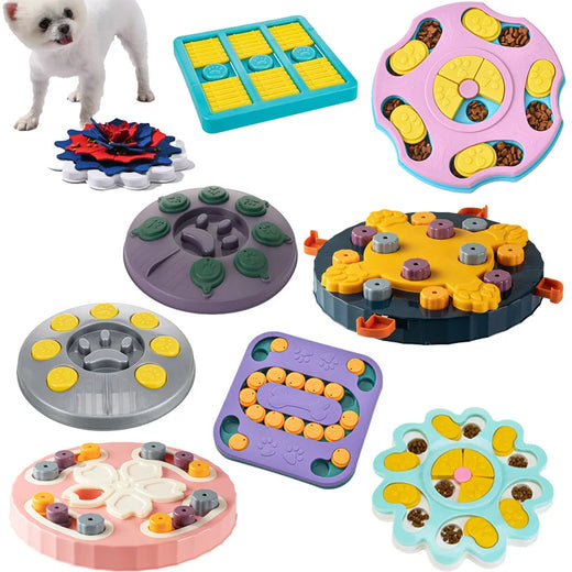 Dog Puzzle Toys Slow Feeder Interactive Increase IQ Food Dispenser Non