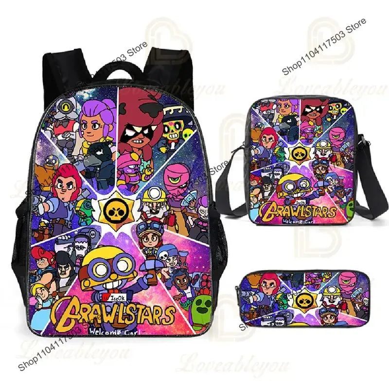 Brawl Stars Rucksack-Set & Federmäppchen – verschiedene Motive