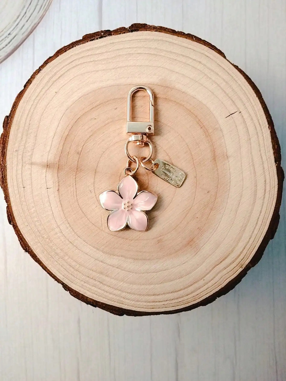 Niedlicher kleiner Blumenanhänger für jede Handtasche, Modell 1 Rosa, 3 Stück