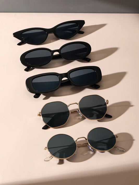 Elegante Sonnenbrille Metall