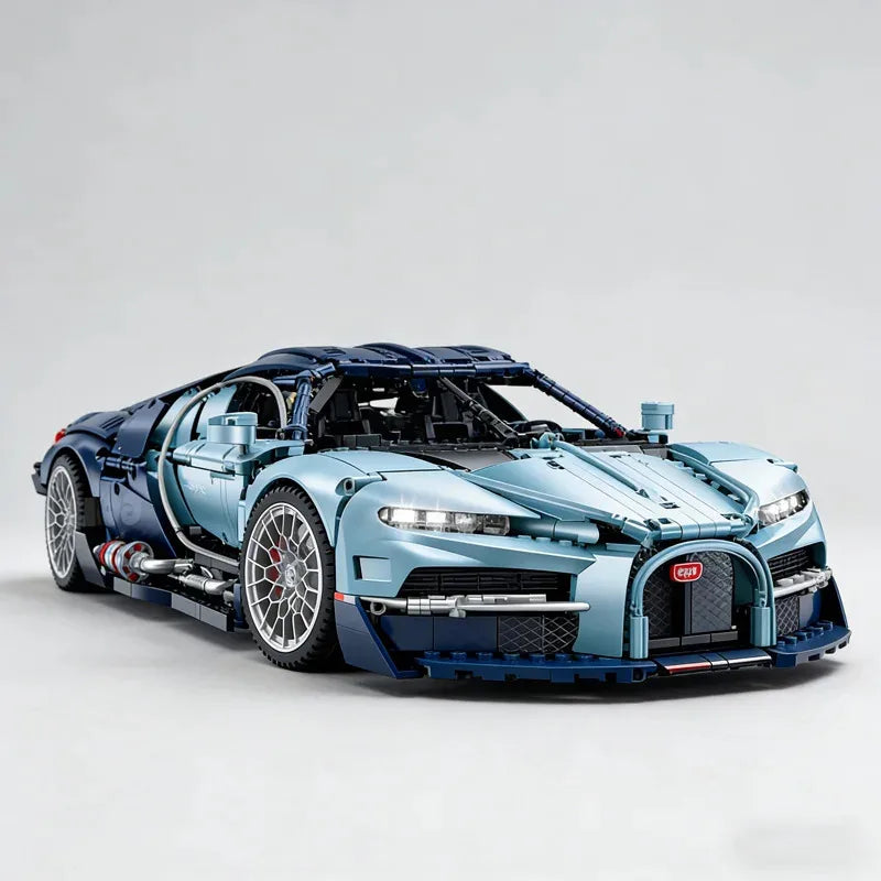 Bugatti Tourbillon Bausteine – MOC-Modell 1:8, 3719 Teile, für Erwachsene