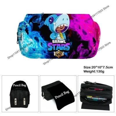 Brawl Stars Rucksack-Set & Federmäppchen – verschiedene Motive