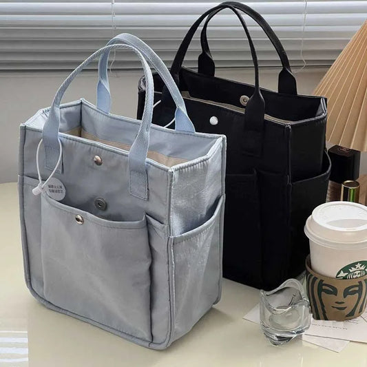 Shopper-Tasche – Reißverschluss, robust & pflegeleicht