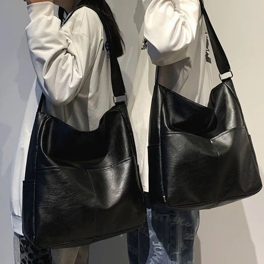 Shopper-Tasche – Lederoptik, angenehm zu tragen