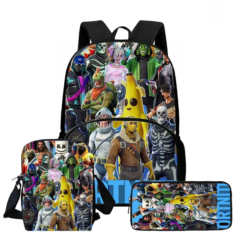 Fortnite-Rucksackset für Kinder – 3-teilig