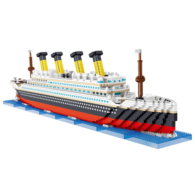 Titanic Bausteine – Kreuzfahrtschiff-Modell, 4404 Teile, für Erwachsene