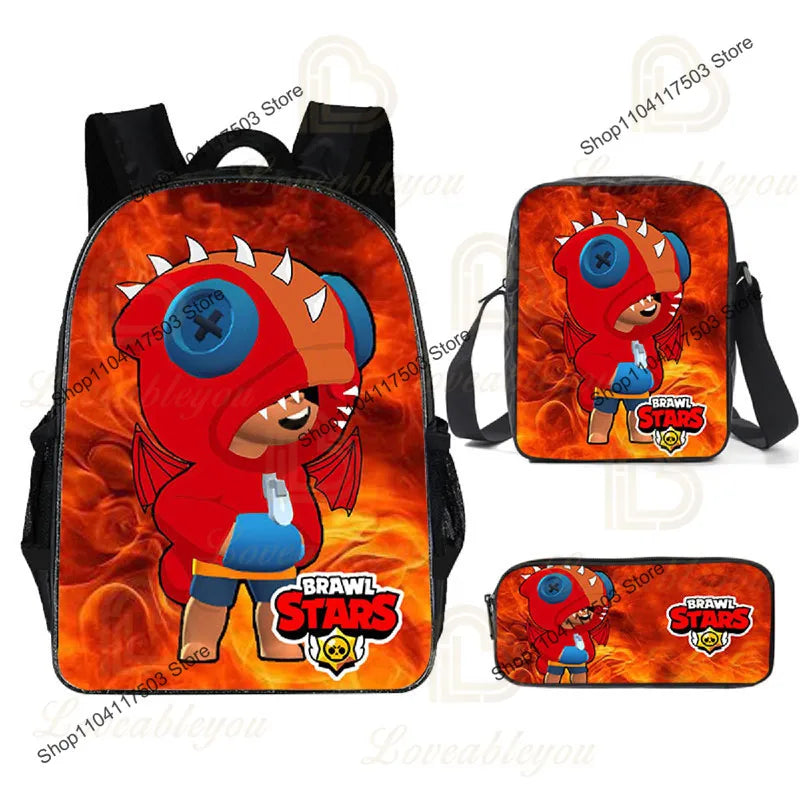 Brawl Stars Rucksack-Set & Federmäppchen – verschiedene Motive