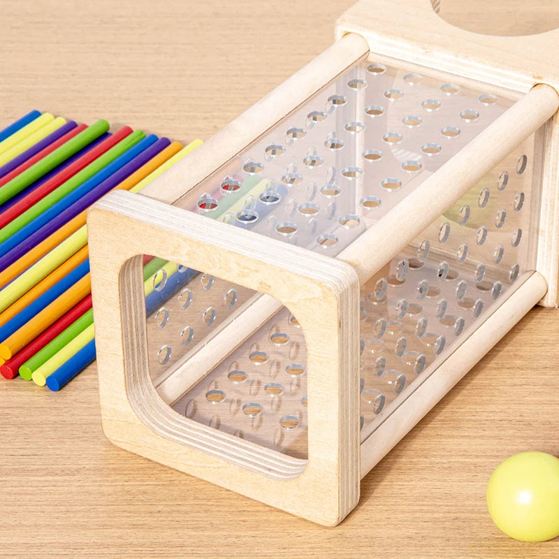 Holz-Stäbchenspiel für Kinder – Geschicklichkeitsspiel