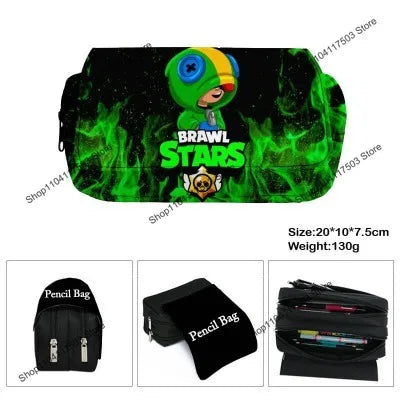 Brawl Stars Rucksack-Set & Federmäppchen – verschiedene Motive