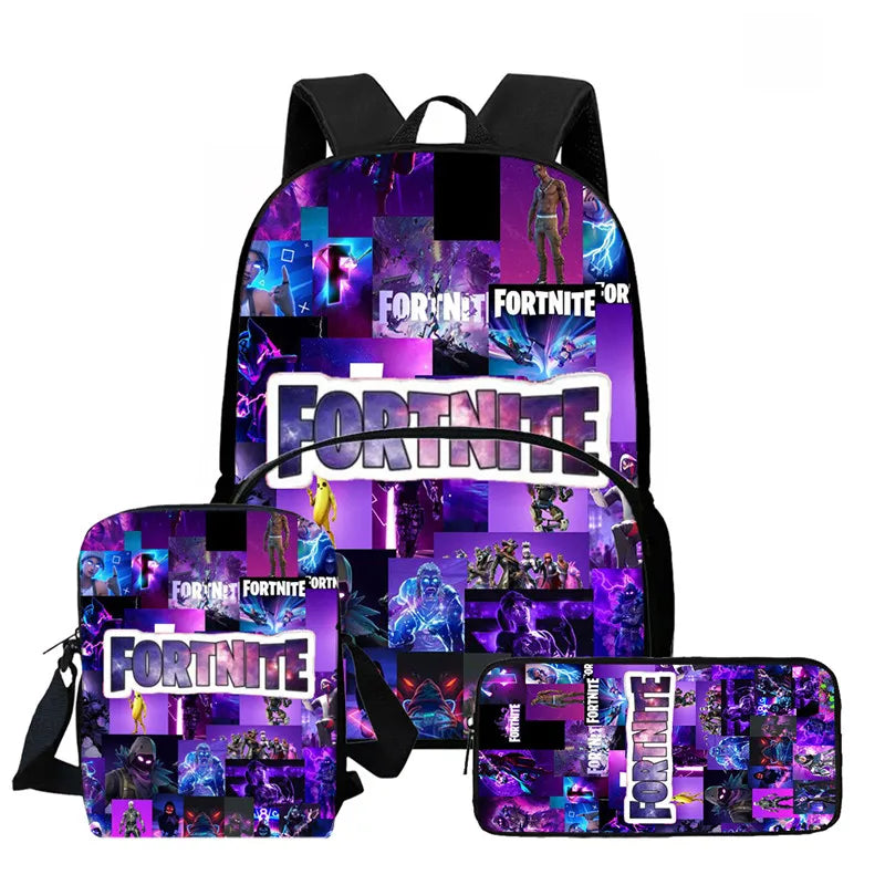 Fortnite-Rucksackset für Kinder – 3-teilig
