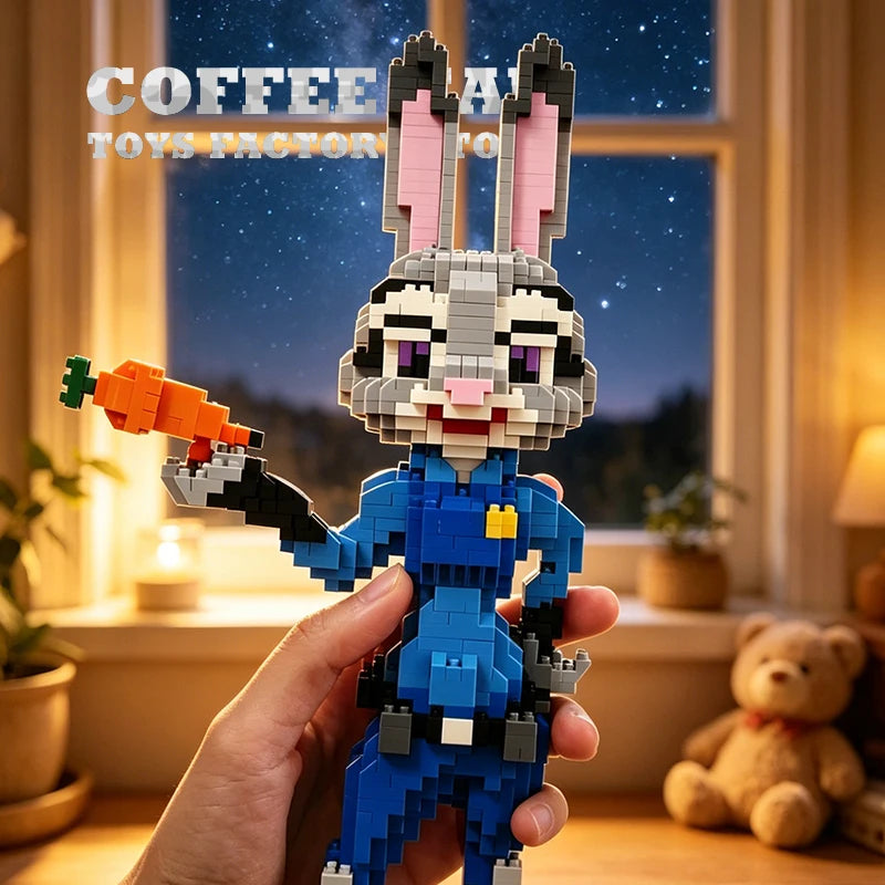 Zootopia Bausteine – Judy & Nick Mikro-Modelle zum Zusammenbauen
