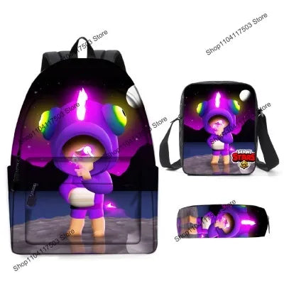 Brawl Stars Rucksack-Set & Federmäppchen – verschiedene Motive