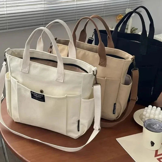 Shopper-Tasche – Lederoptik, robust & pflegeleicht