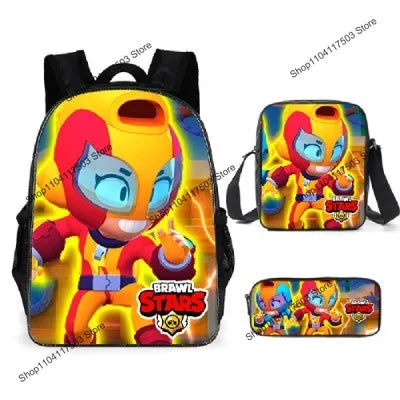 Brawl Stars Rucksack-Set & Federmäppchen – verschiedene Motive