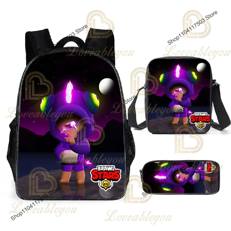 Brawl Stars Rucksack-Set & Federmäppchen – verschiedene Motive