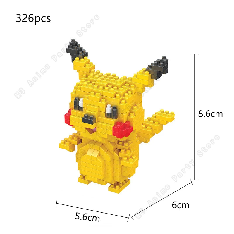 Pokemon Bausteine-Set – Pikachu, Gengar & Charizard zum Zusammenbauen