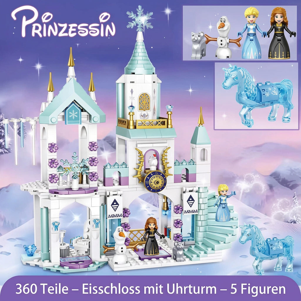 Disney Frozen Bausteine – Schneeschloss, 360 Teile, zum Zusammenbauen