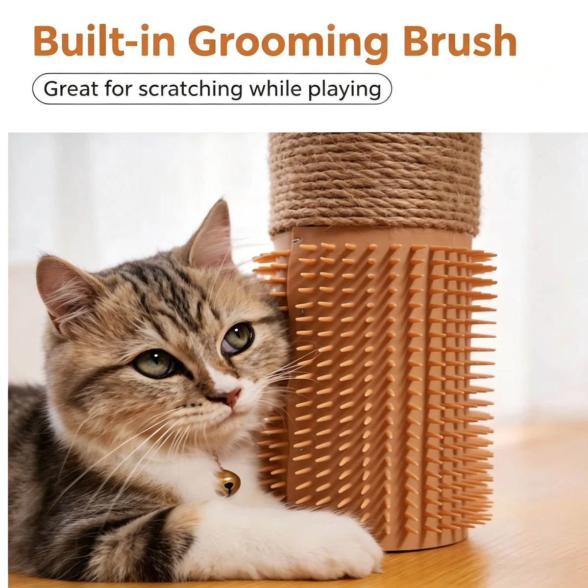 Dekorative Katzen-Kratzsäule mit Sisal in Baum-Designs
