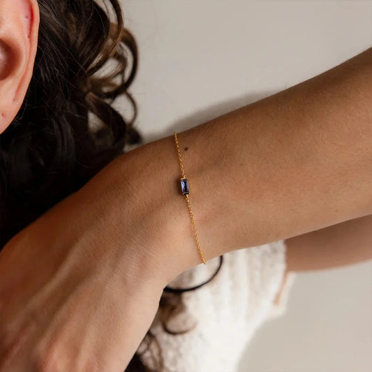 Geburtsstein Armband goldfarben, Ansicht 3