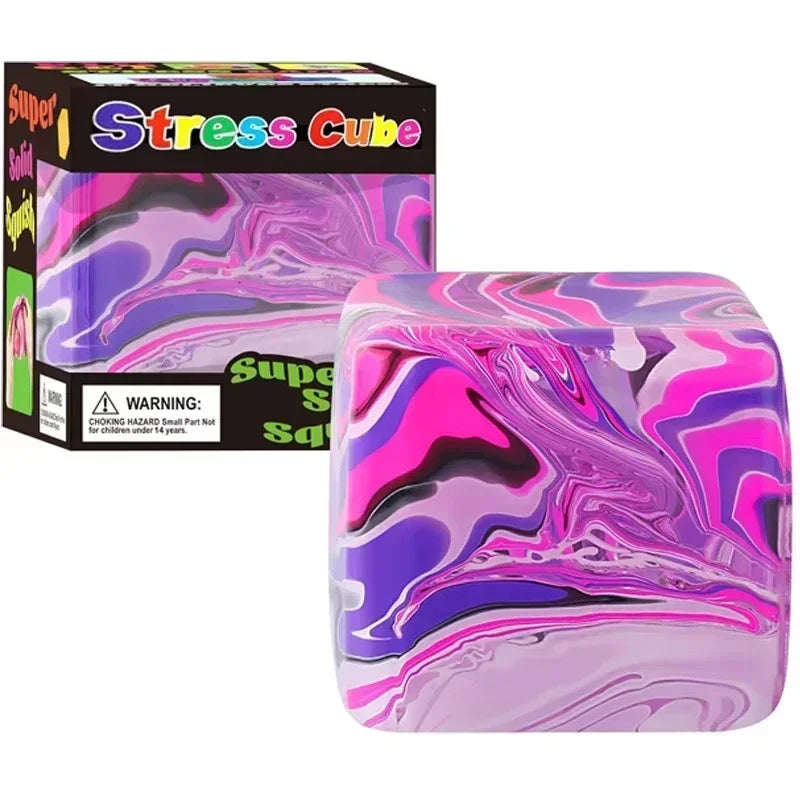 Eiswürfel Squishy Toy - Transparenter Nice Cube Anti-Stress Fidget