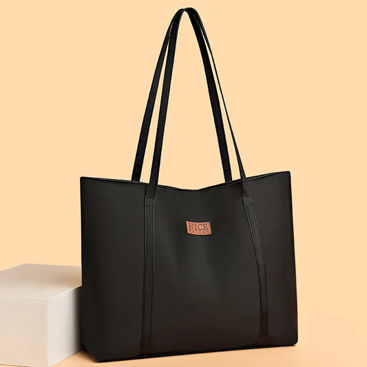 Shopper-Tasche – Reißverschluss, robust & pflegeleicht