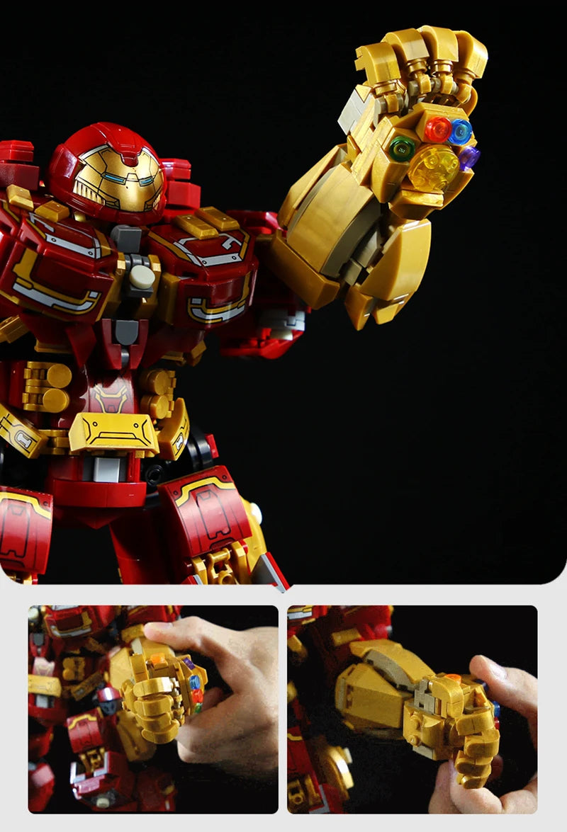 Marvel Bausteine – Iron-Man Modell, über 2000 Teile, zum Zusammenbauen