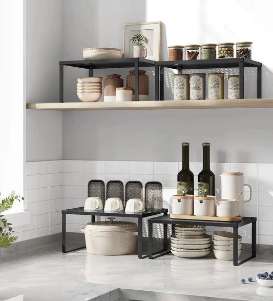 SONGMICS Spice Rack , Cabinet Rack Organizer , Shelf Organizer