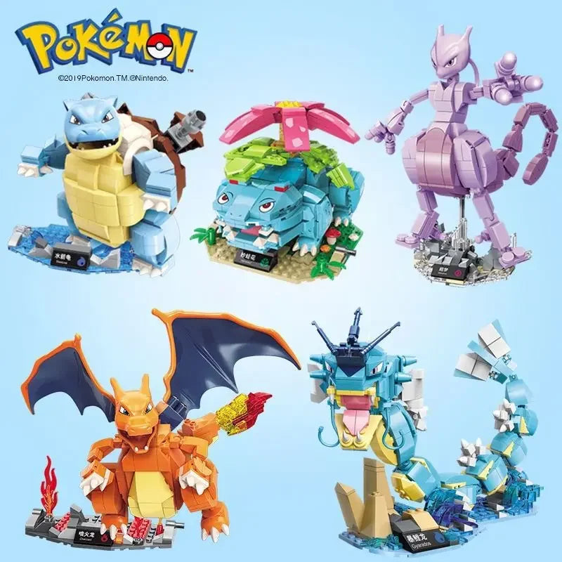 Pokemon Bausteine – Pikachu & Bisasam Modelle zum Zusammenbauen